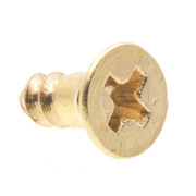PRIME-LINE Wood Screw, Flat Head, Phillips Drive #6 X 3/8in Solid Brass 25PK 9034476